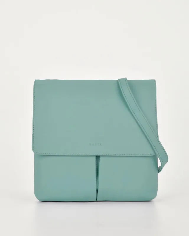 Gabee Ava Leather Crossbody Bag Ocean sold by Bayside Shoe Warehouse