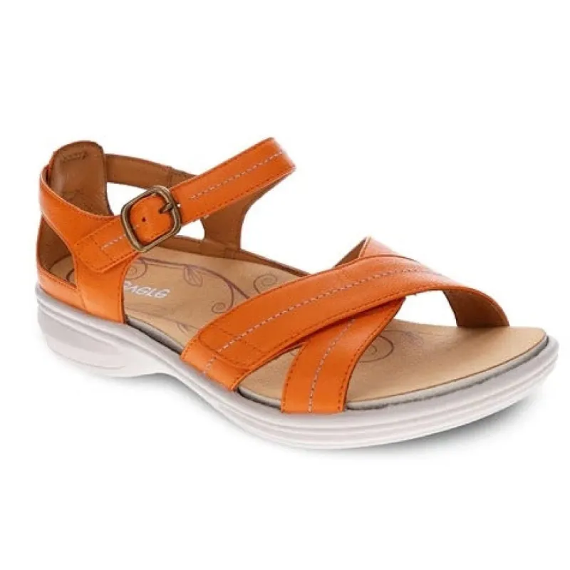 Revere Lucea Rustic Orange Womens Shoes Adjustable Sandal sold by Bayside Shoe Warehouse