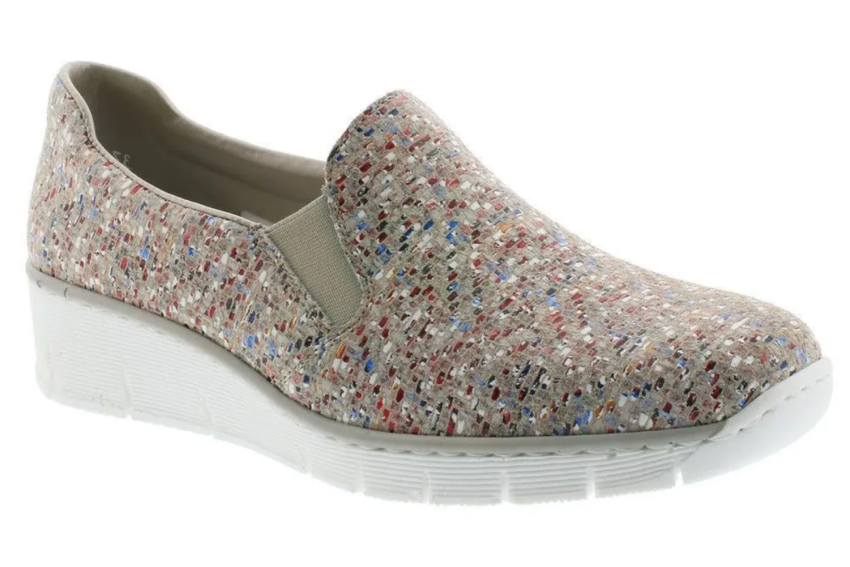 Rieker Ladies 53766-61 Beige sold by Bayside Shoe Warehouse
