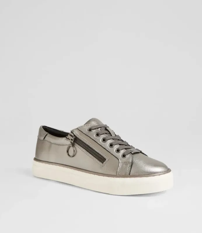 Ziera Pamela Pewter Leather Xf sold by Bayside Shoe Warehouse