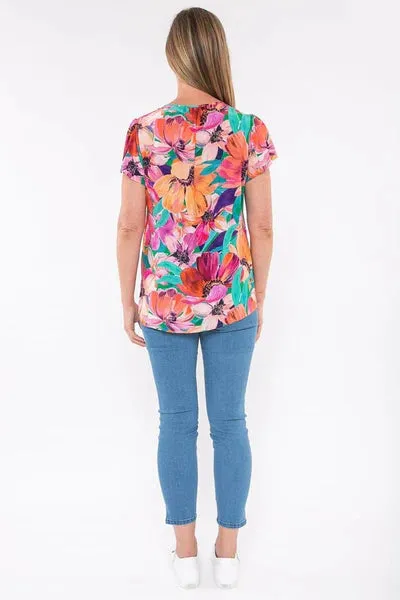Jump Paradise Floral Top sold by Bayside Shoe Warehouse product image thumbnail 2
