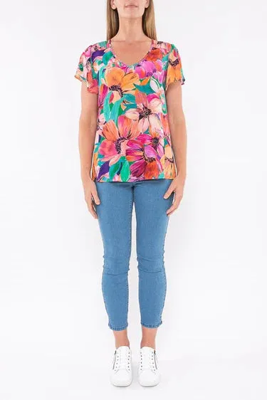 Jump Paradise Floral Top sold by Bayside Shoe Warehouse product image thumbnail 4