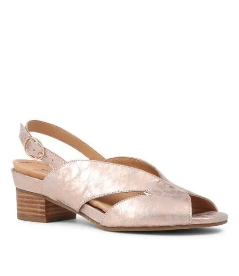 Ziera Addya Xw Rose Satin Metal Leather sold by Bayside Shoe Warehouse