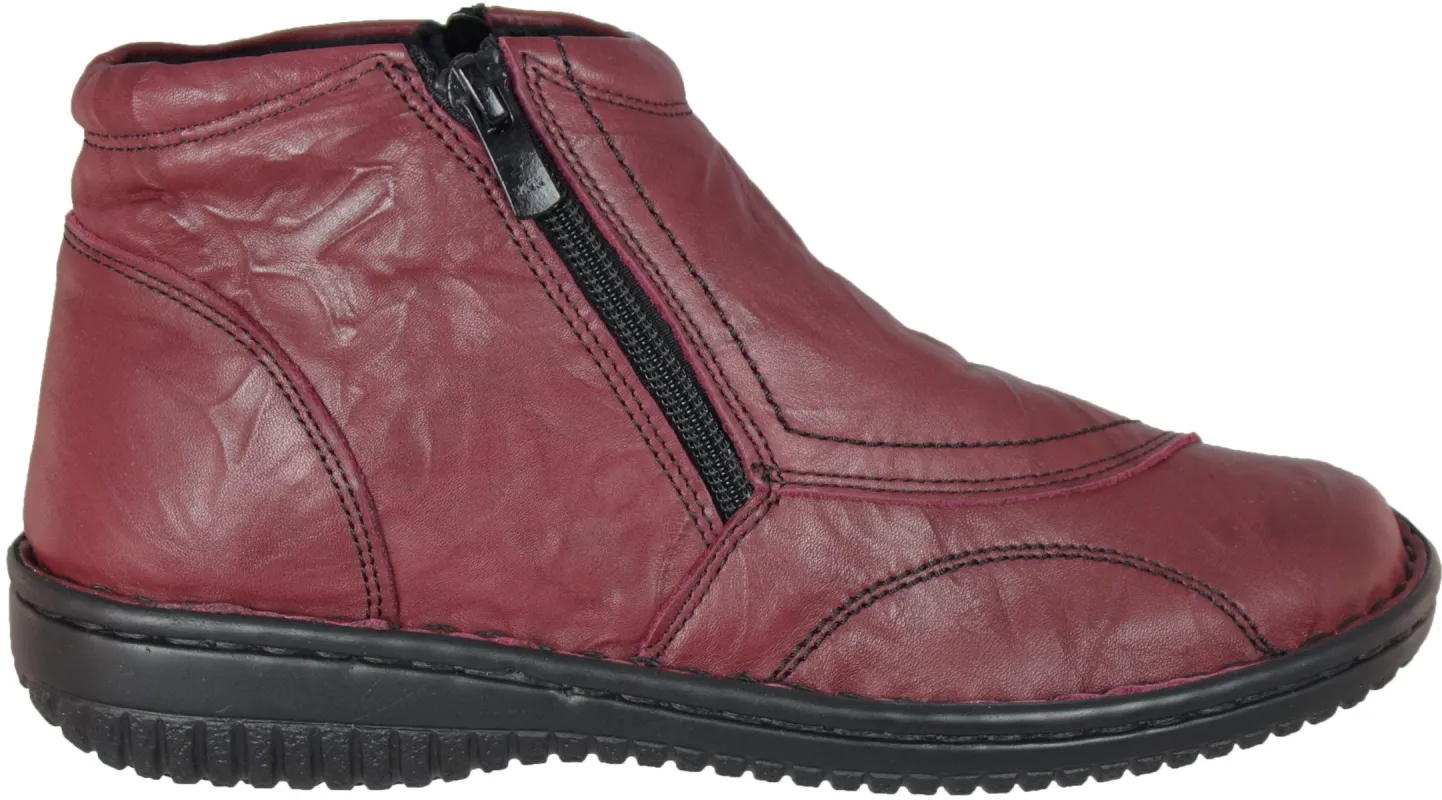 Cabello Comfort 5250-27 Dark Burgundy Crinkle sold by Bayside Shoe Warehouse