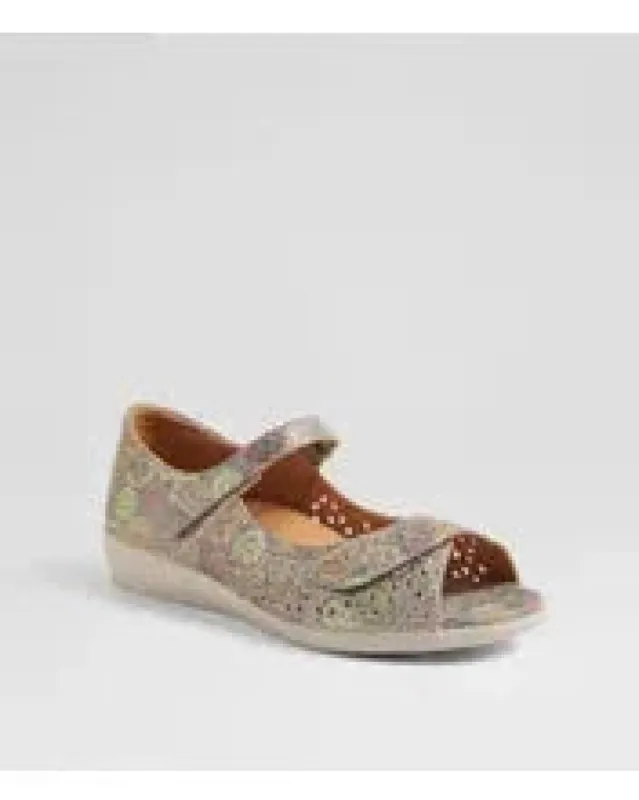 Ziera Daffodil W Orange Multi Leather sold by Bayside Shoe Warehouse