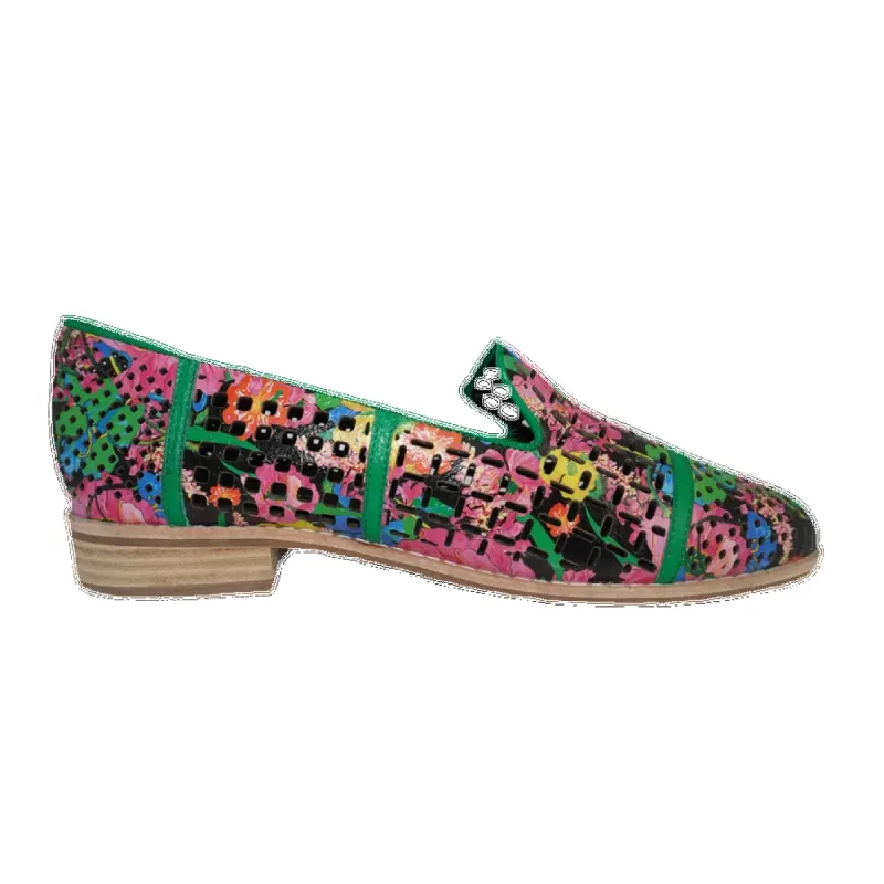 Django And Juliet Alycia Black Flowerman sold by Bayside Shoe Warehouse