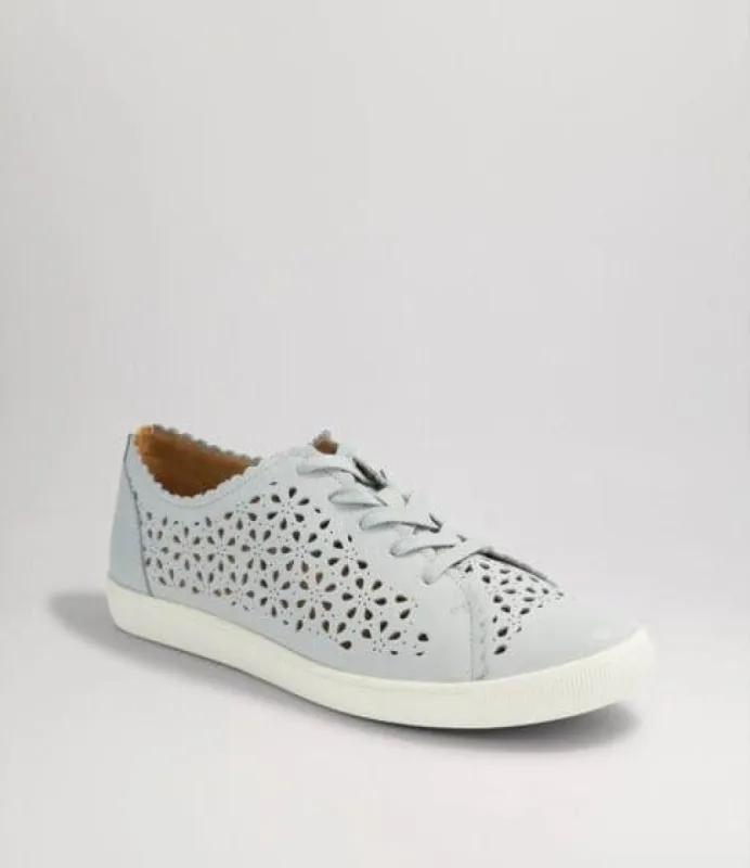 Ziera Dima Xf Pale Blue Leather Lace Up Shoe sold by Bayside Shoe Warehouse