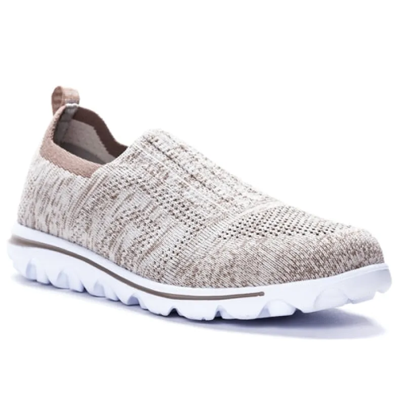 Propet Womens Shoes Travelactiv Stretch Taupe sold by Bayside Shoe Warehouse
