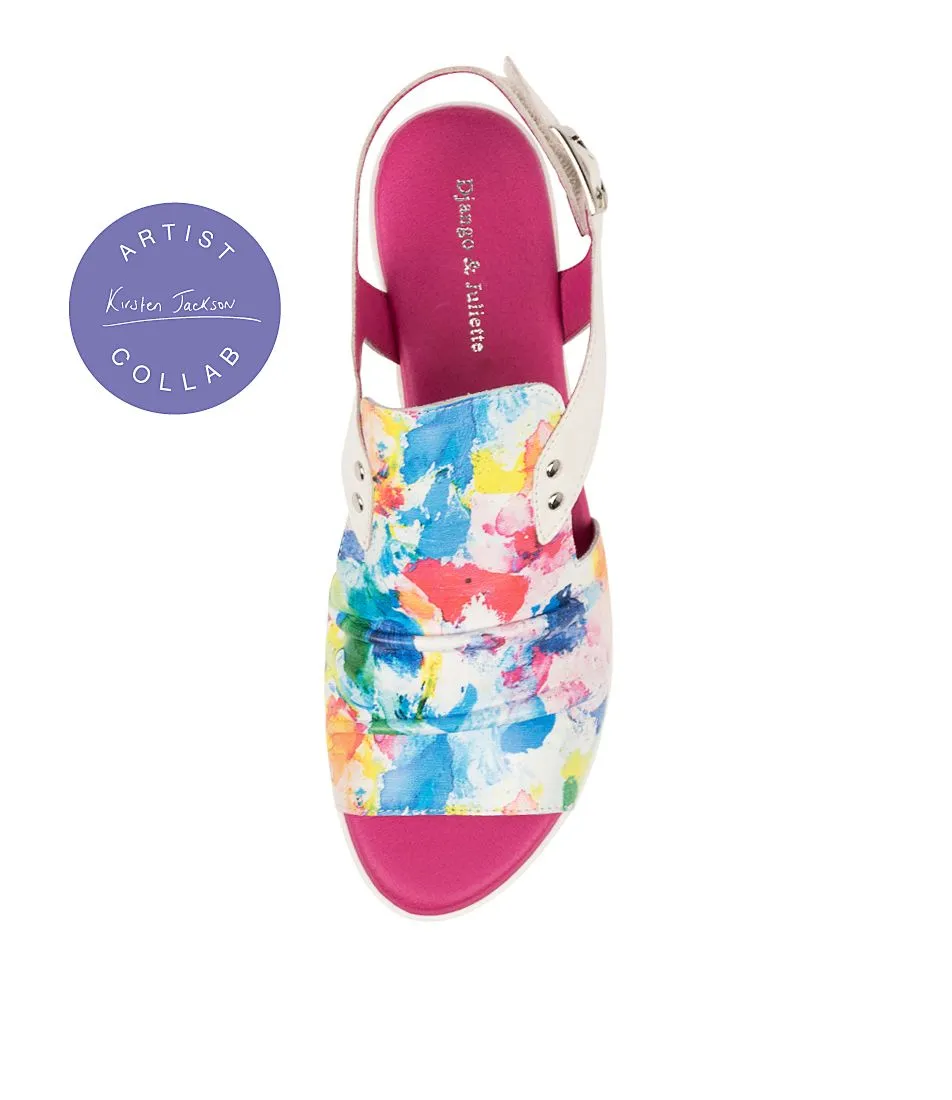 Django And Juliette Madis Sunset White Adjustable Sandal sold by Bayside Shoe Warehouse product image thumbnail 5