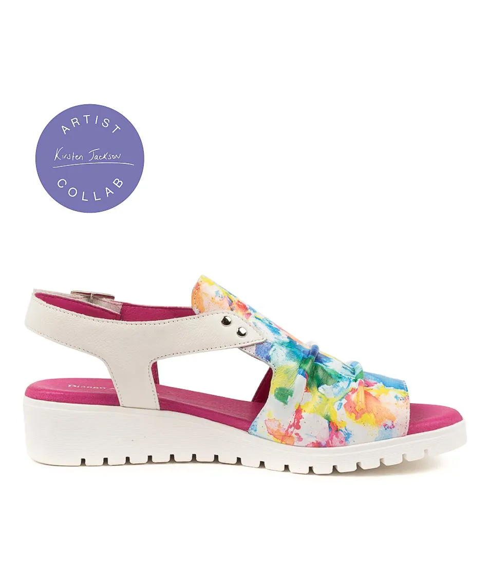 Django And Juliette Madis Sunset White Adjustable Sandal sold by Bayside Shoe Warehouse product image thumbnail 4