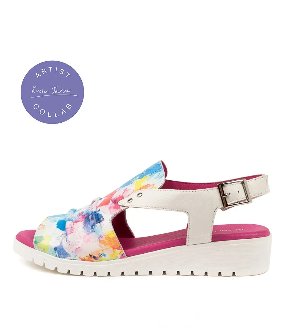 Django And Juliette Madis Sunset White Adjustable Sandal sold by Bayside Shoe Warehouse product image thumbnail 3