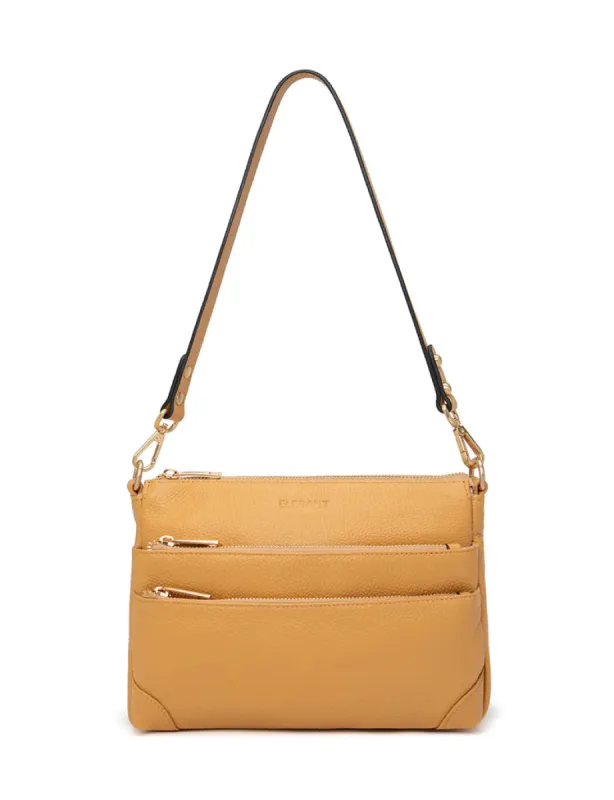 Serenade Faith Leather Crossbody Bag Dijon sold by Bayside Shoe Warehouse