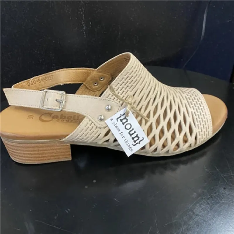 Cabello Alaca Beige Womens Shoes sold by Bayside Shoe Warehouse