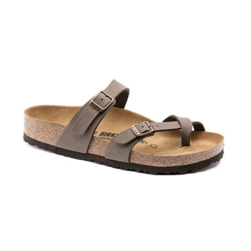 Birkenstock Mayari Mocha Birkibuc Regular sold by Bayside Shoe Warehouse