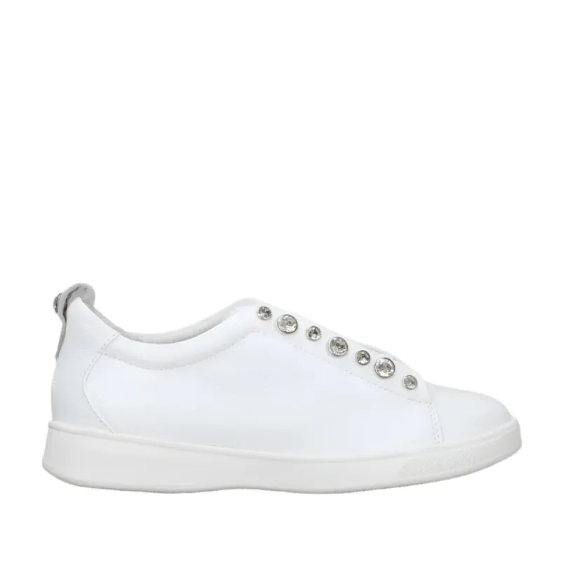 Ziera Athor White - White Leather sold by Bayside Shoe Warehouse