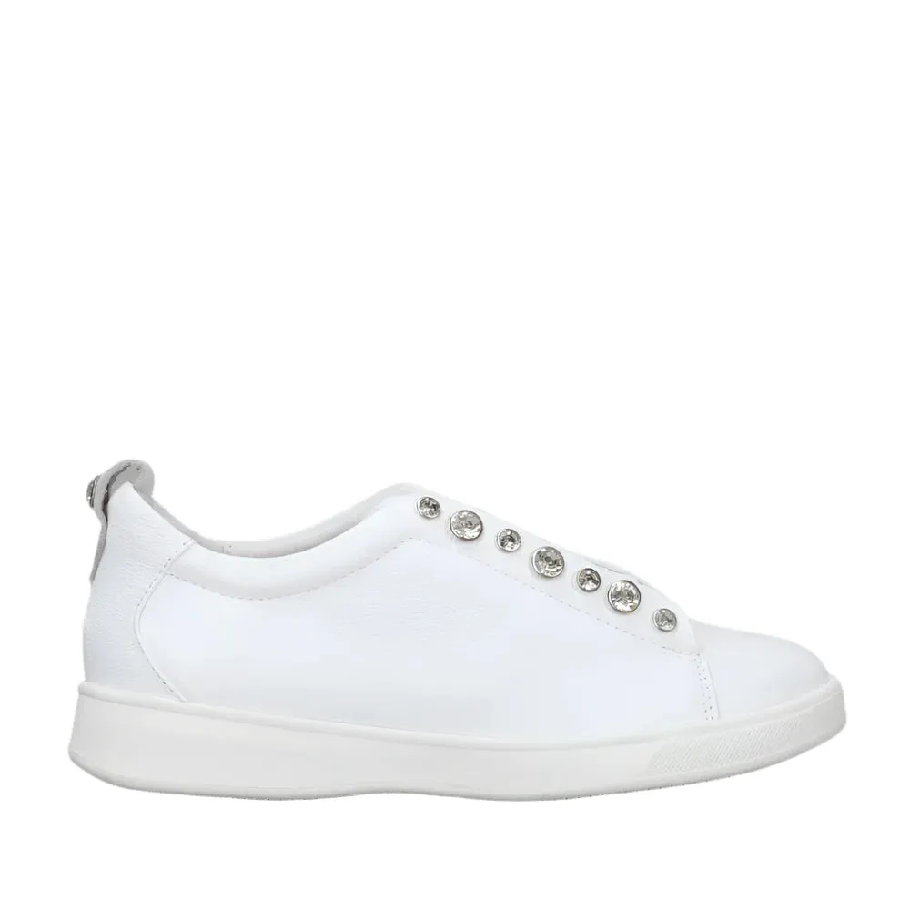 Ziera Athor White - White Leather sold by Bayside Shoe Warehouse