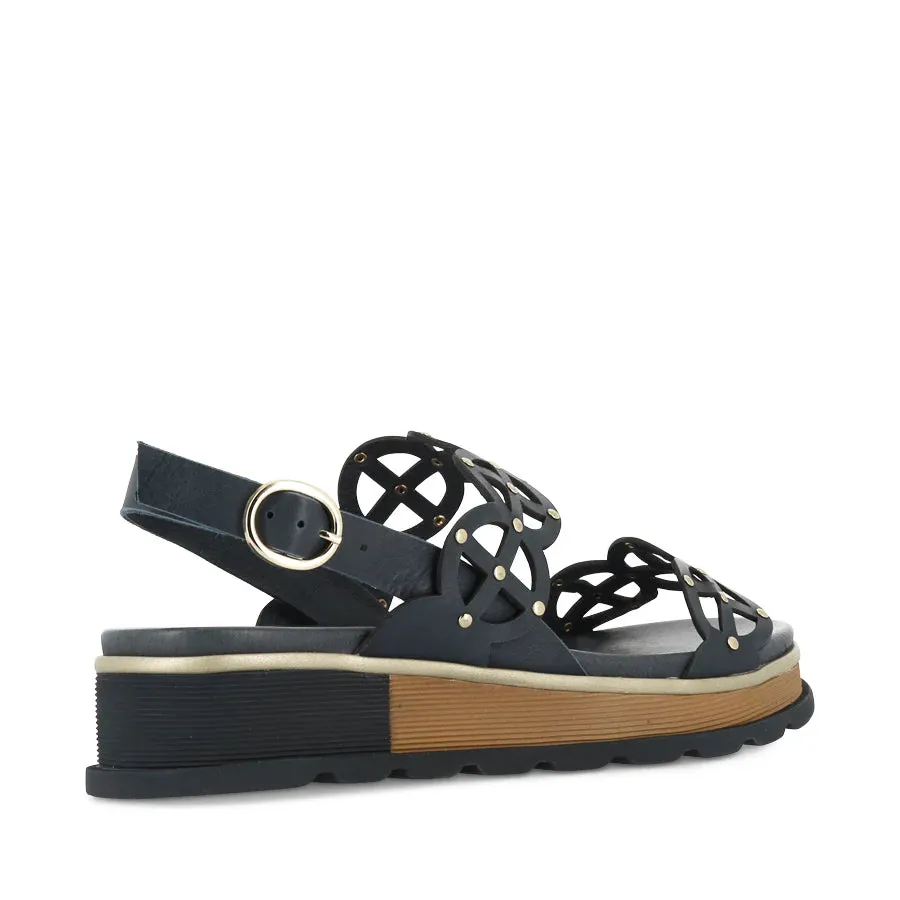 Django and Juliette Carola Navy Leather sold by Bayside Shoe Warehouse product image thumbnail 4