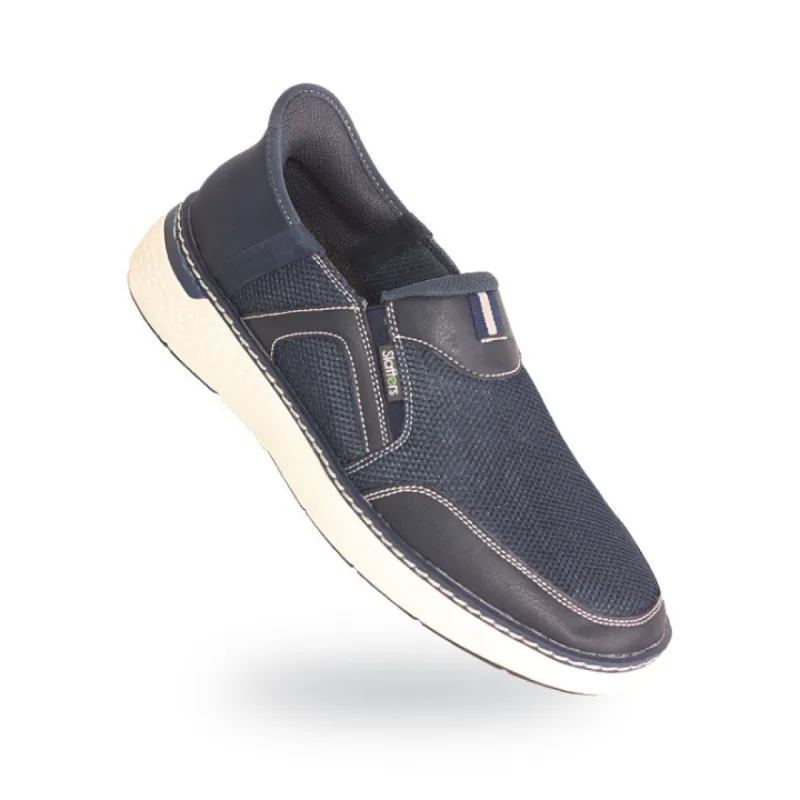 Slatters Cairo Navy/White sold by Bayside Shoe Warehouse