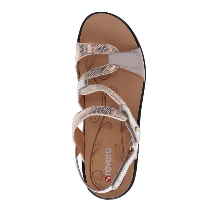 Revere Miami Mixed Metallic W Medium Adjustable Sandal sold by Bayside Shoe Warehouse product image thumbnail 4