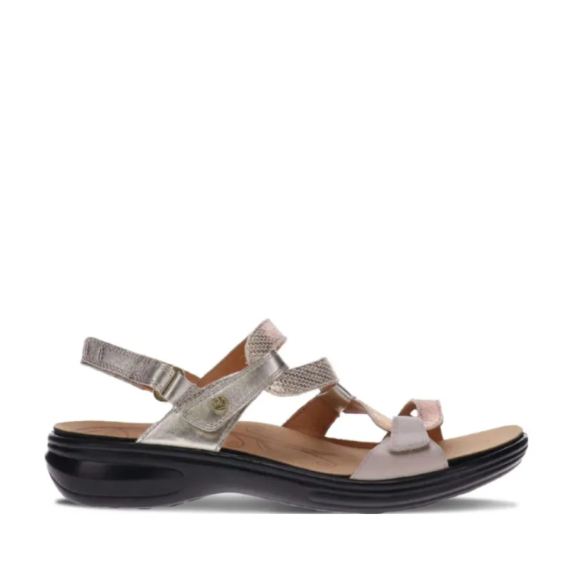 Revere Miami Mixed Metallic W Medium Adjustable Sandal sold by Bayside Shoe Warehouse