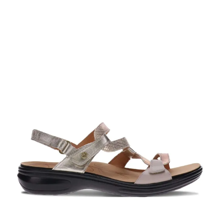 Revere Miami Mixed Metallic W Medium Adjustable Sandal sold by Bayside Shoe Warehouse