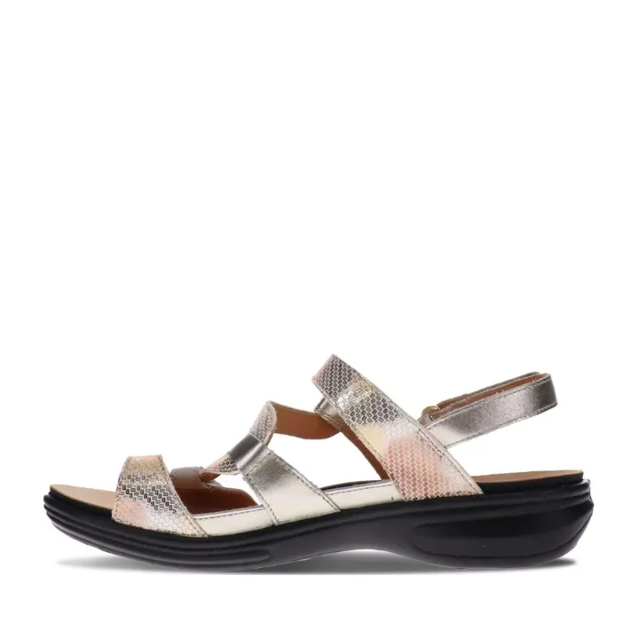 Revere Miami Mixed Metallic W Medium Adjustable Sandal sold by Bayside Shoe Warehouse product image thumbnail 2