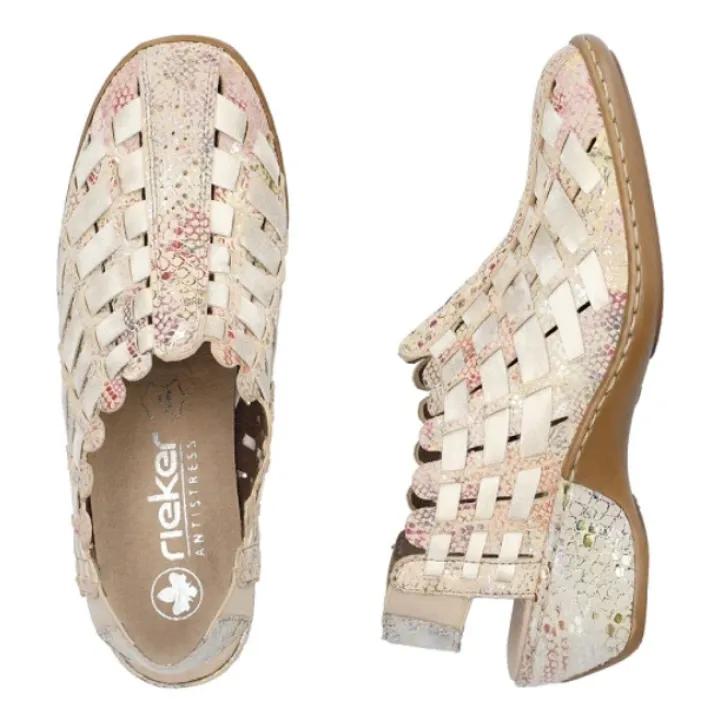 Rieker 47156-91 Beige-Multi sold by Bayside Shoe Warehouse product image thumbnail 4