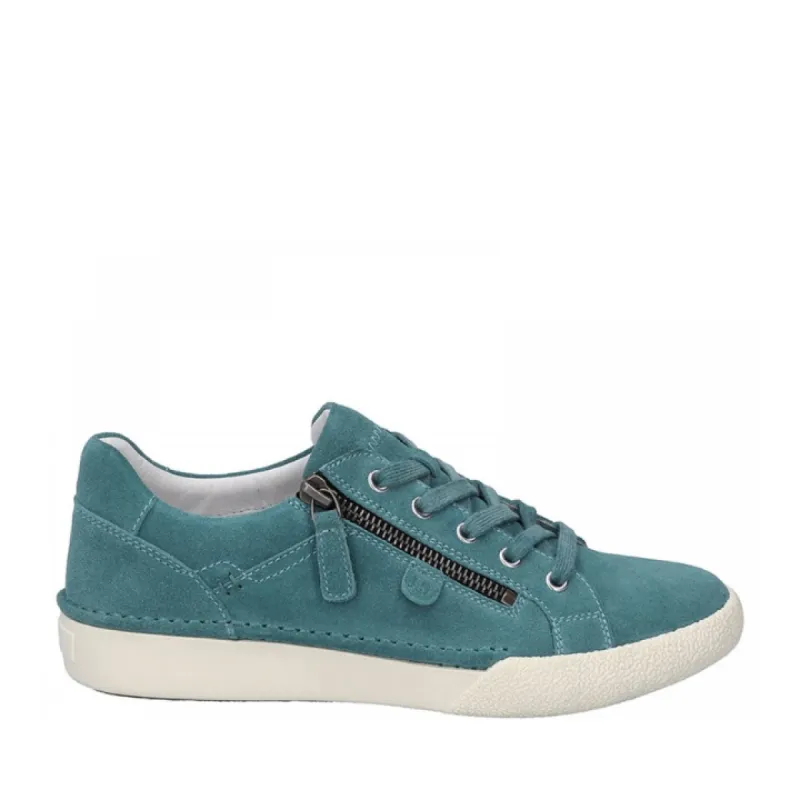 Josef Seibel Claire 03 69903 Azur Side Zip Sneaker sold by Bayside Shoe Warehouse