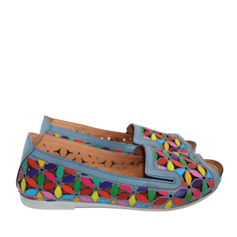 Cabello Lulu Denim Floral sold by Bayside Shoe Warehouse