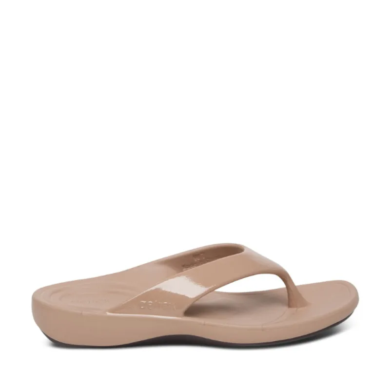Aetrex Maui Womens Mocha sold by Bayside Shoe Warehouse