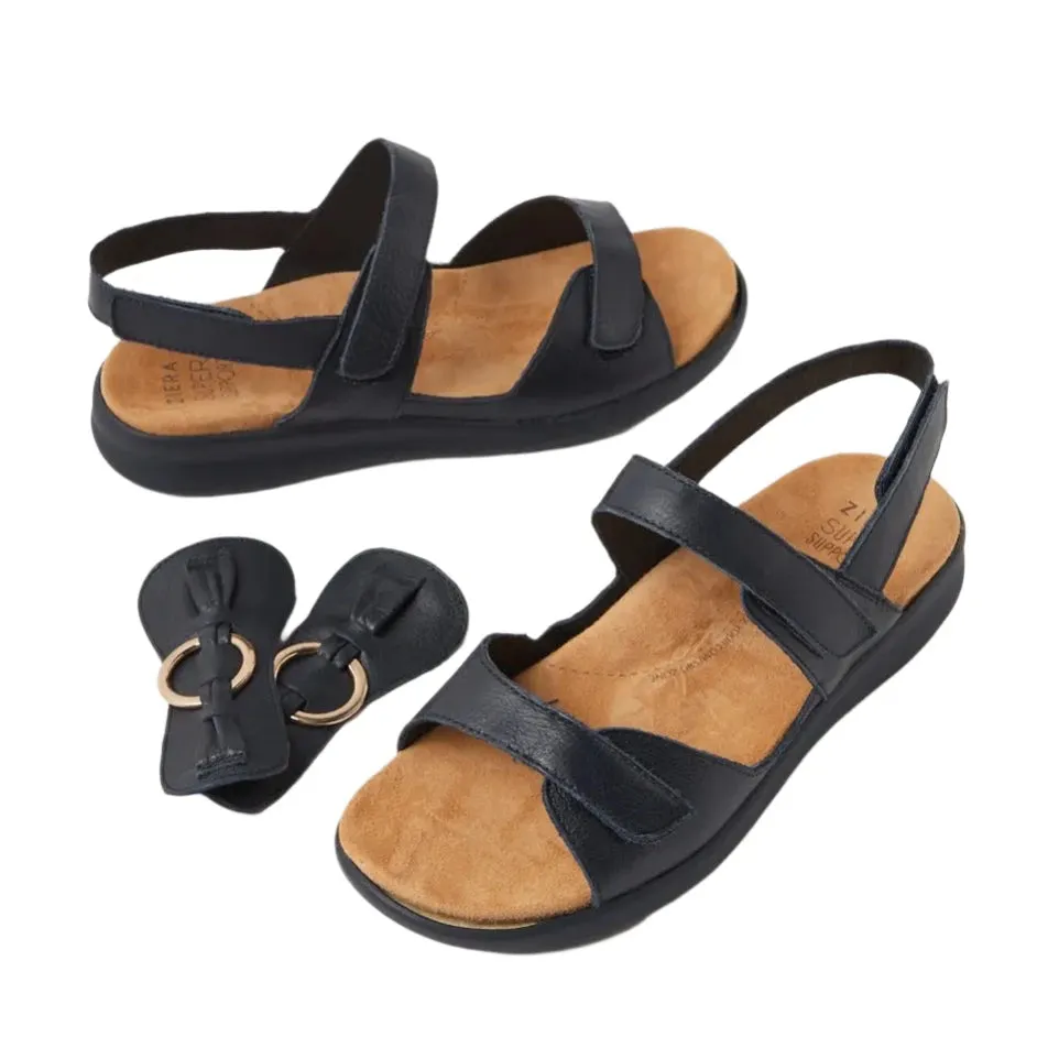 Ziera BrisaXW-ZR Navy-Navy Adjustable Sandal sold by Bayside Shoe Warehouse product image thumbnail 5