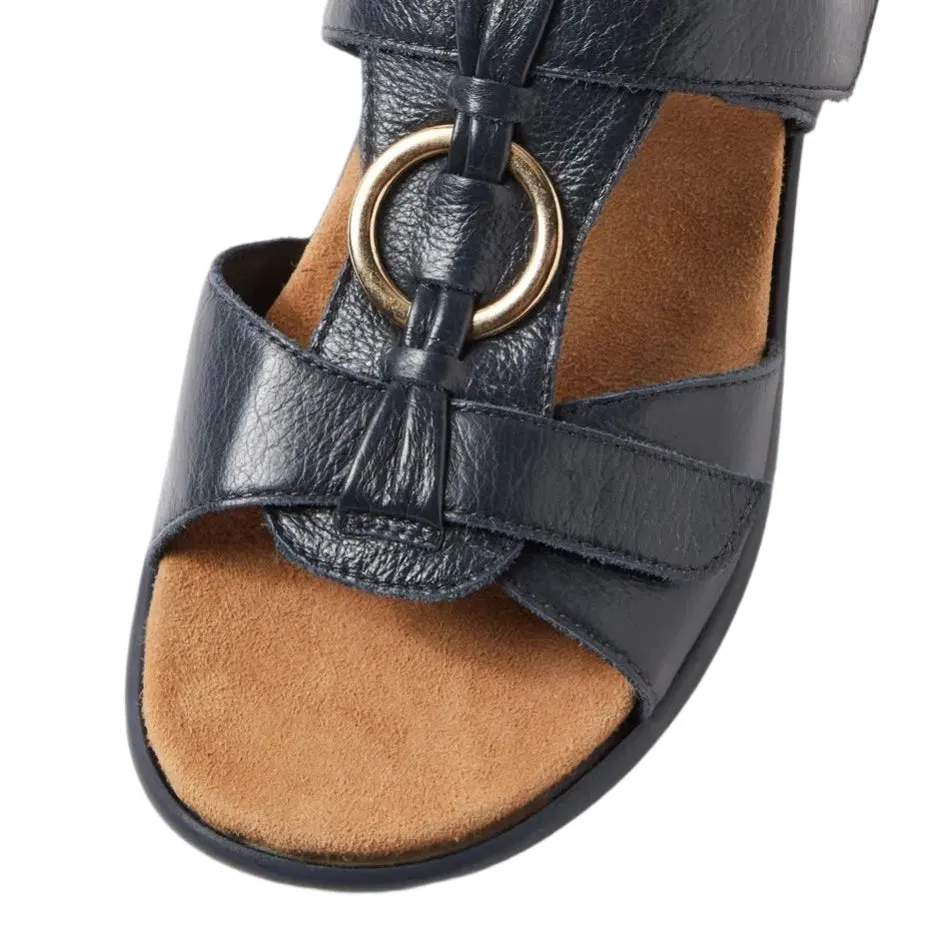 Ziera BrisaXW-ZR Navy-Navy Adjustable Sandal sold by Bayside Shoe Warehouse product image thumbnail 4