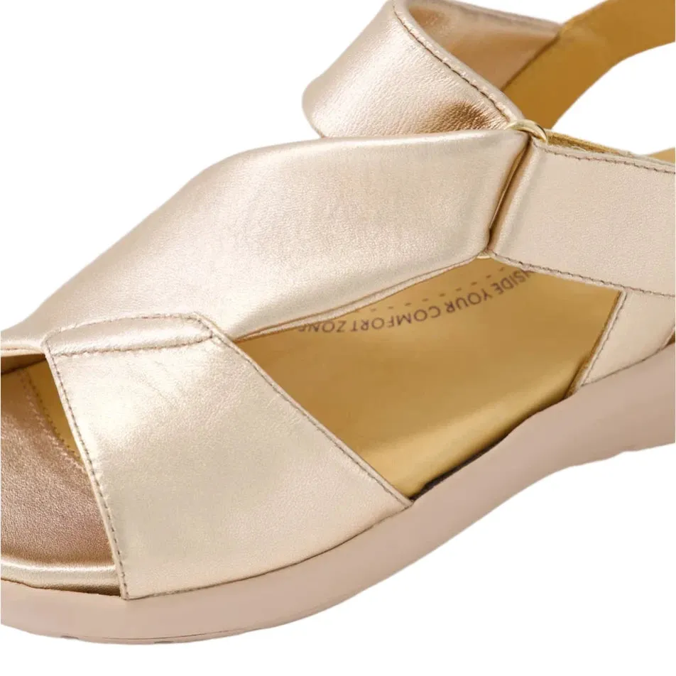 Ziera Nazly2 XW-ZR Pale Rose Adjustable Wedge Sandal sold by Bayside Shoe Warehouse product image thumbnail 5