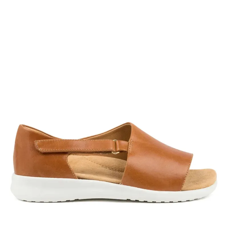 Ziera Brenan XW-ZR Tan Adjustable Sandal sold by Bayside Shoe Warehouse