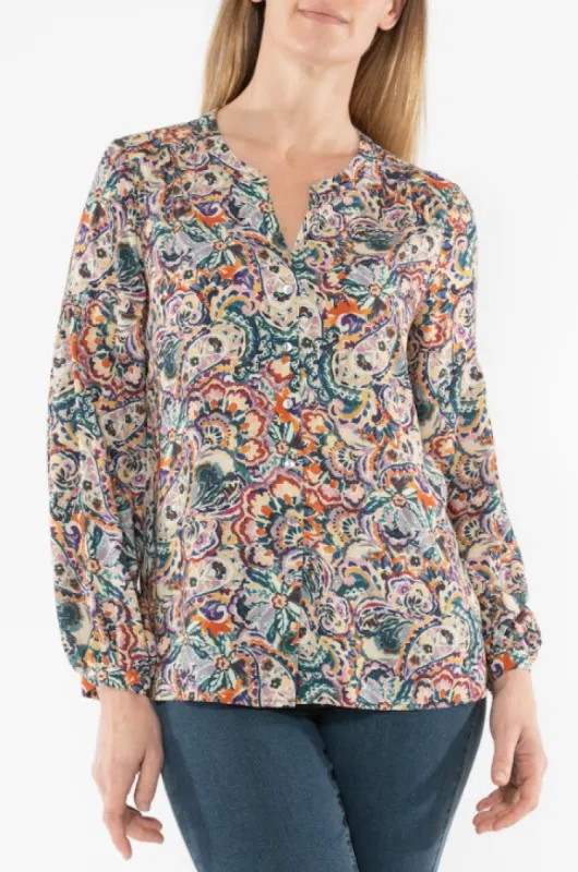 Jump Spiced Paisley Top sold by Bayside Shoe Warehouse