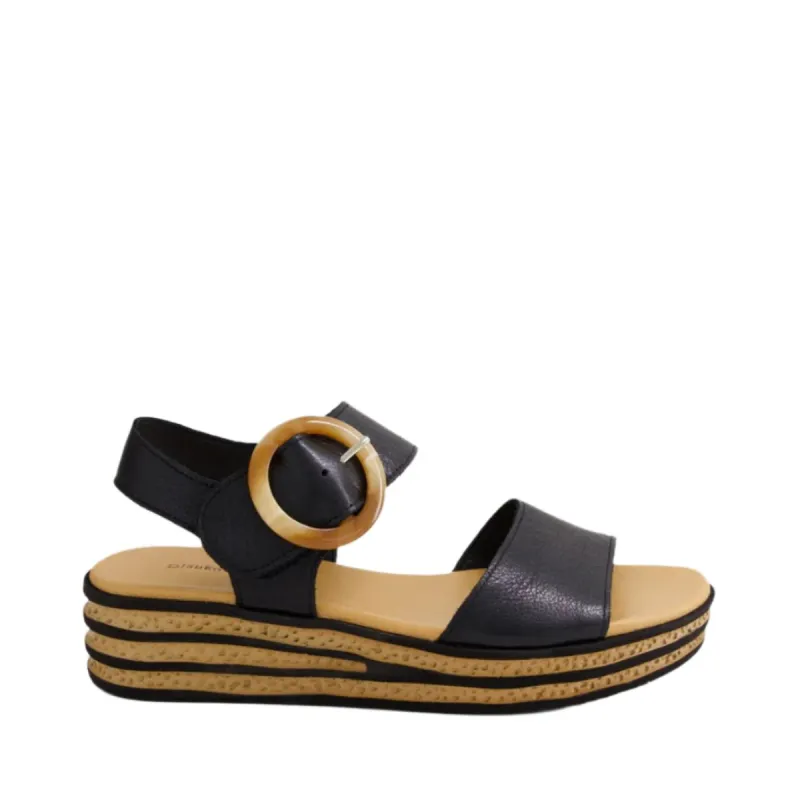 Django & Juliette Cubbie Black Leather sold by Bayside Shoe Warehouse