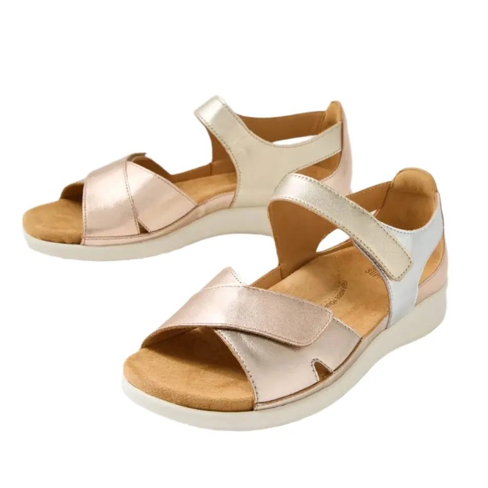 Ziera Bronn Metallic Multi Adjustable Sandal Adjustable Flat Sandal sold by Bayside Shoe Warehouse product image thumbnail 5