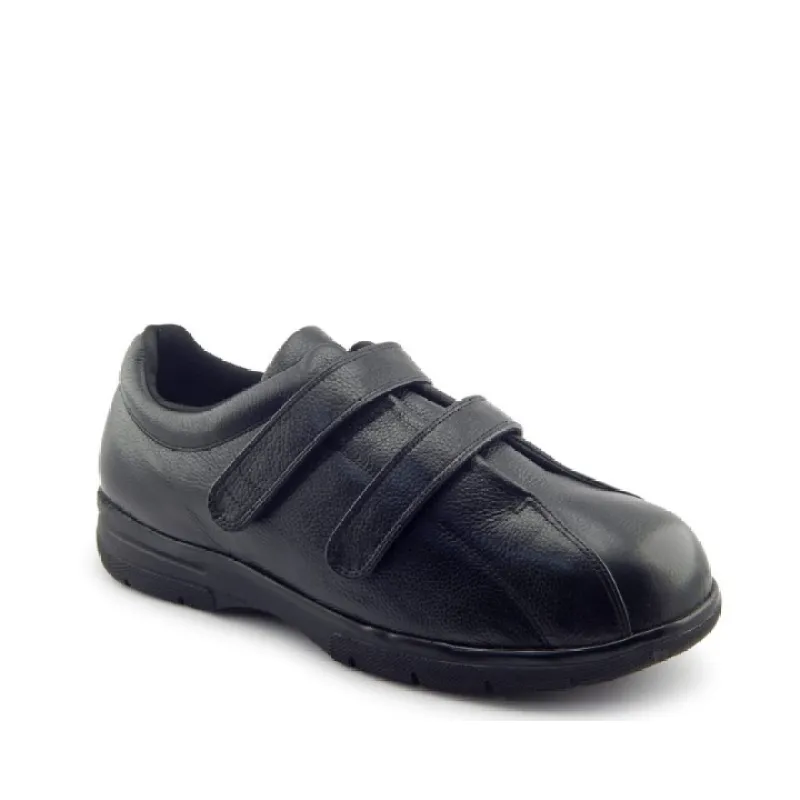 Gadean NM Austin Long Open Velcro 6W Black Pebble sold by Bayside Shoe Warehouse