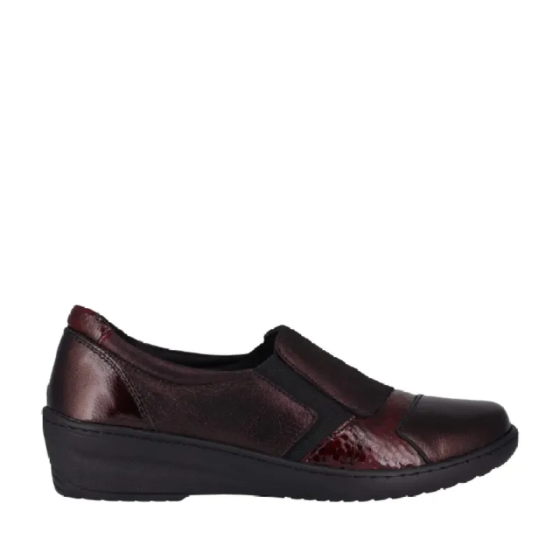 Cabello CP461-18 Wine-Patent sold by Bayside Shoe Warehouse