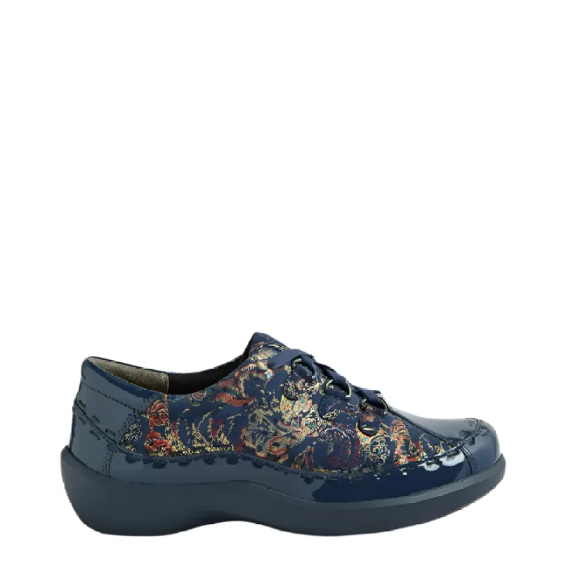Ziera Allsorts Navy- Navy Royal Print sold by Bayside Shoe Warehouse