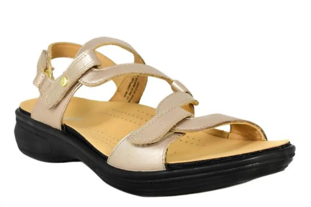 Revere Miami Back Strap Sandal Gunmetal M Adjustable Sandal sold by Bayside Shoe Warehouse