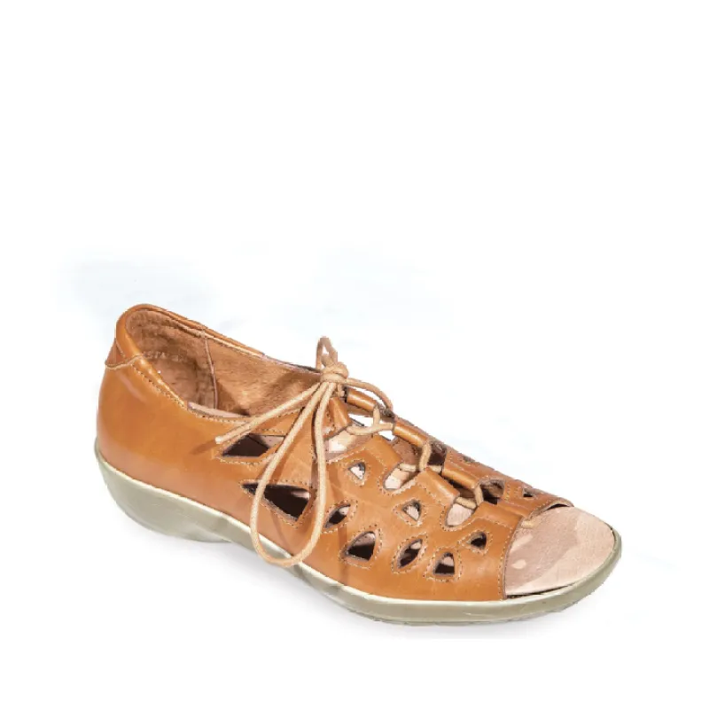 Pure Comfort Arista Tan Adjustable Sandal sold by Bayside Shoe Warehouse