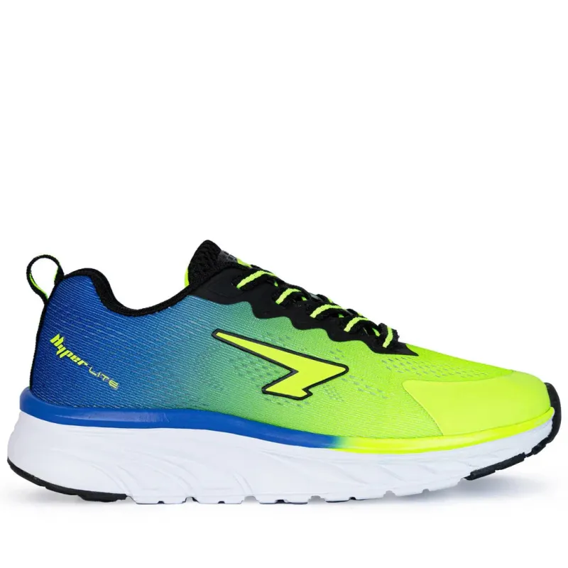 Sfida Kai Boys Runner (V) Lime/Royal sold by Bayside Shoe Warehouse