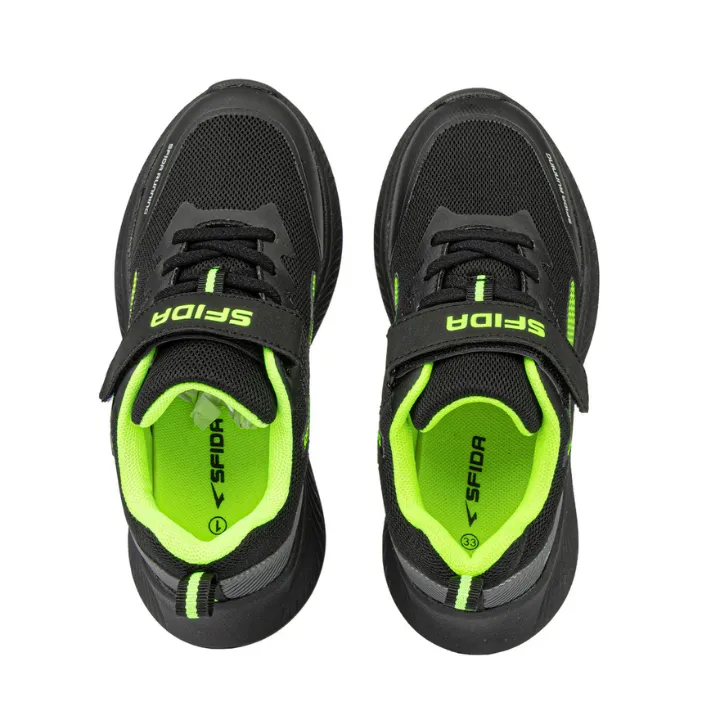 Sfida Kaleido (V) Boys Lime/Black/Grey sold by Bayside Shoe Warehouse product image thumbnail 3