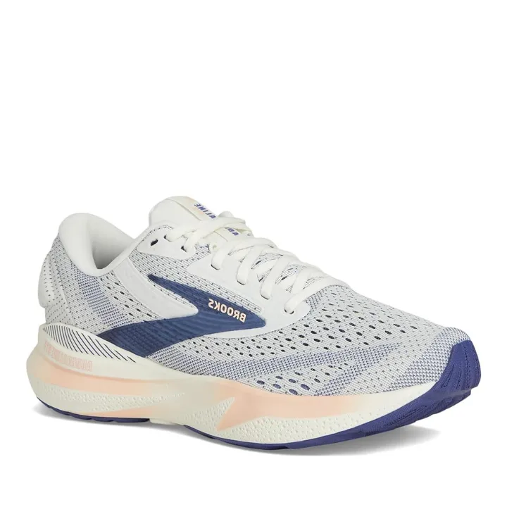 Brooks Adrenaline W GTS 24 1D Grey/Blue Ribbon/Peach sold by Bayside Shoe Warehouse product image thumbnail 2