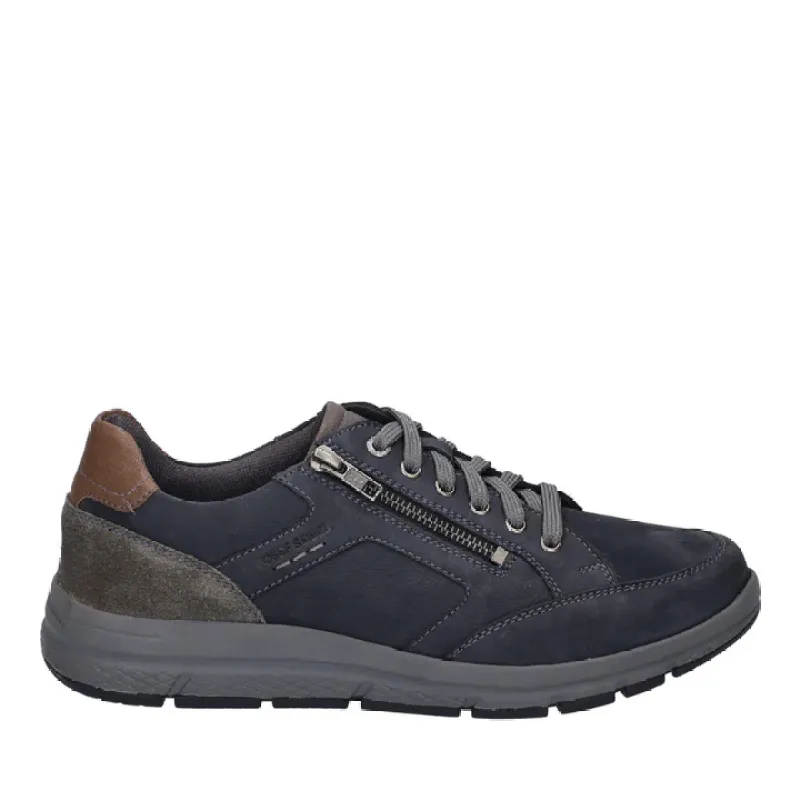 Josef Seibel Giusepee 08 Indigo-kombi Side Zip Sneaker sold by Bayside Shoe Warehouse