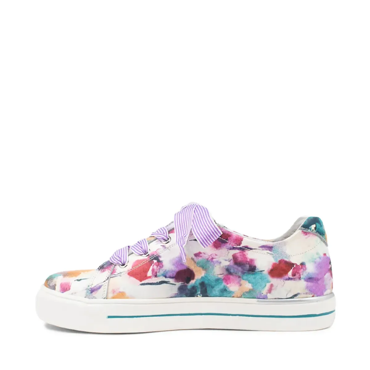 Ziera Audrey Pansy Print Size Zip Sneaker sold by Bayside Shoe Warehouse product image thumbnail 3