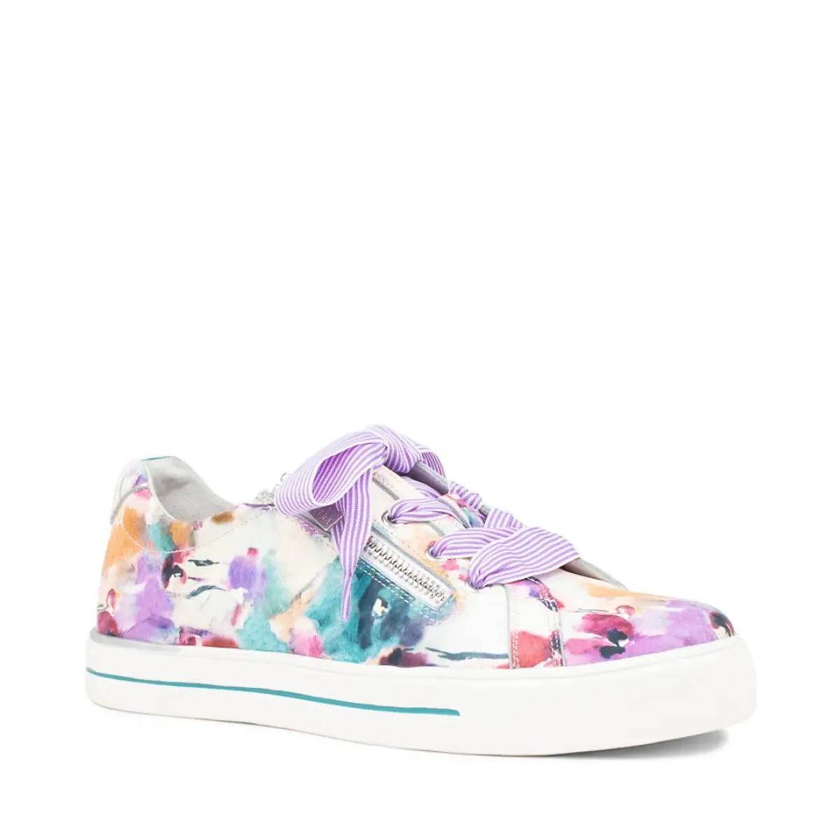 Ziera Audrey Pansy Print Size Zip Sneaker sold by Bayside Shoe Warehouse product image thumbnail 2