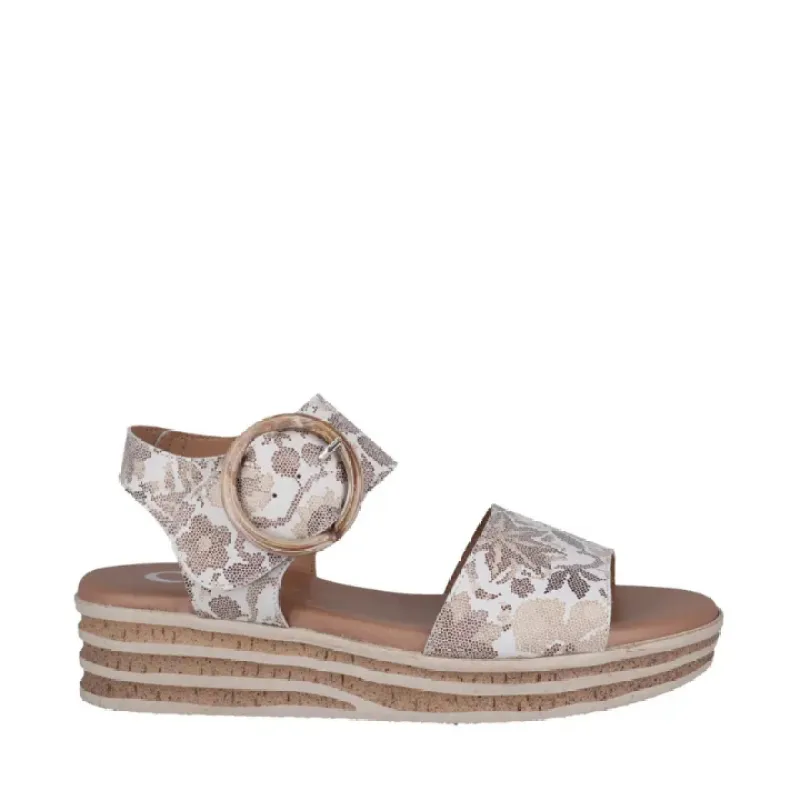 Cabello Verity Taupe Print sold by Bayside Shoe Warehouse