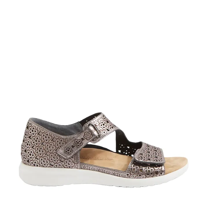 Ziera Bizza Pewter-White sold by Bayside Shoe Warehouse